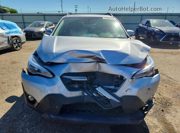 JF2GTHNC1P8201278 2023 SUBARU CROSSTREK Silver Front view