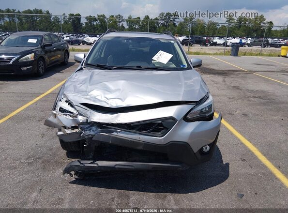 JF2GTHNC2P8252305 2023 SUBARU CROSSTREK Silver Vista del cuadro de instrumentos