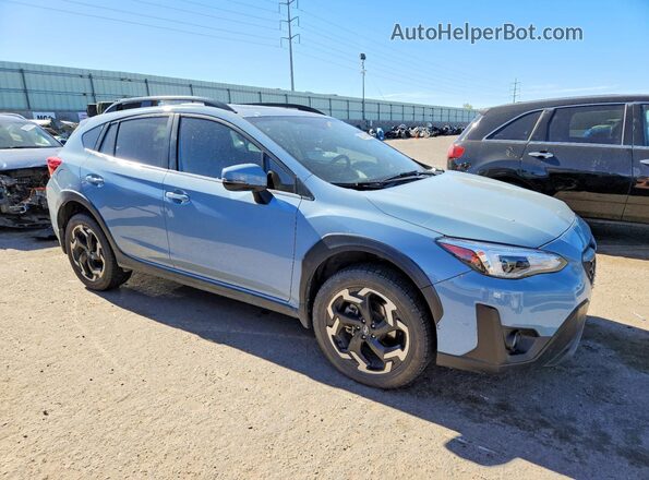 JF2GTHNC3M8293859 2021 SUBARU CROSSTREK Синий Передняя правая четверть