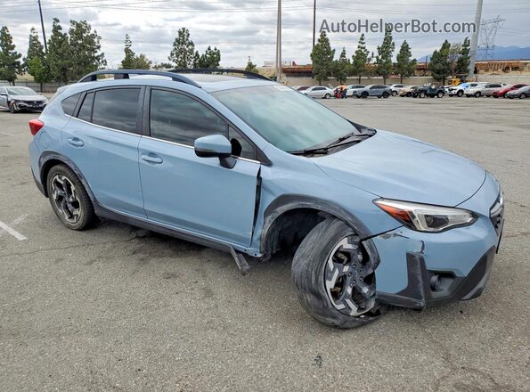 JF2GTHNC3M8373145 2021 SUBARU CROSSTREK Blue Front right