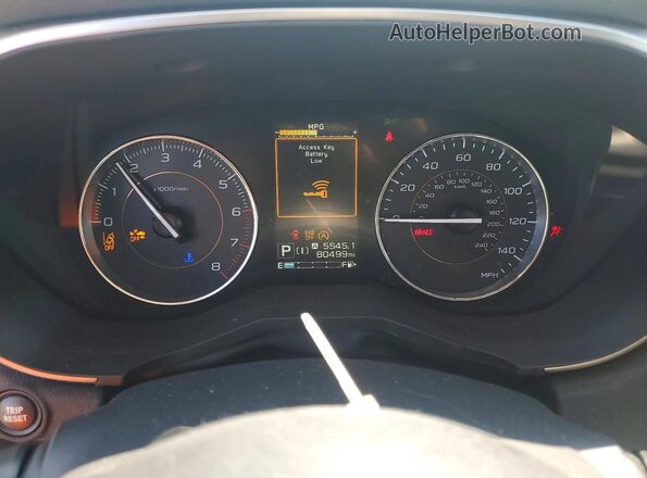 JF2GTHNC3MH377938 2021 SUBARU CROSSTREK Blue Instrument cluster view