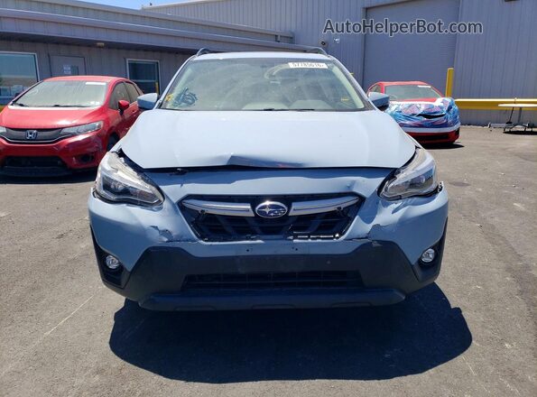 JF2GTHNC3MH377938 2021 SUBARU CROSSTREK Blue Front view