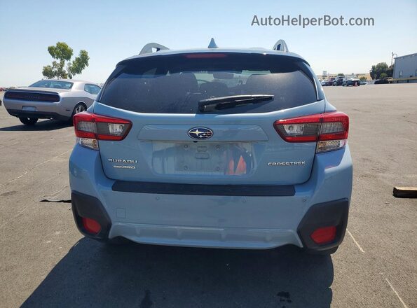 JF2GTHNC3MH377938 2021 SUBARU CROSSTREK Blue Rear view