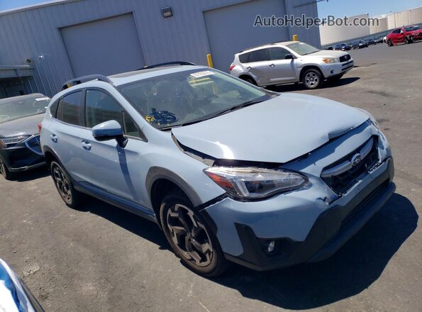 JF2GTHNC3MH377938 2021 SUBARU CROSSTREK Blue Front right