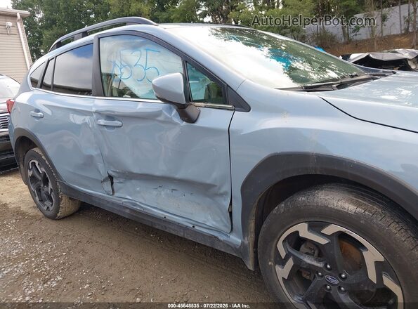 JF2GTHNC4M8683997 2021 SUBARU CROSSTREK Blue Front view