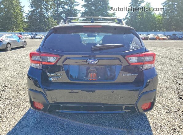 JF2GTHNC5M8316770 2021 SUBARU CROSSTREK Black უკანა ხედი