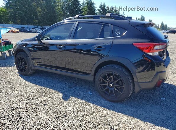 JF2GTHNC5M8316770 2021 SUBARU CROSSTREK Black უკანა მარცხენა