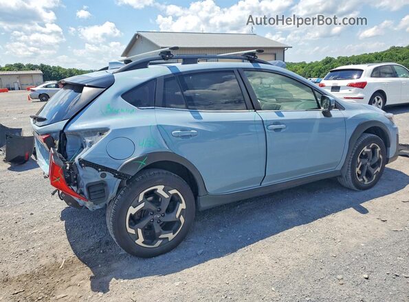 JF2GTHNC7M8215634 2021 SUBARU CROSSTREK Синий Задняя правая четверть