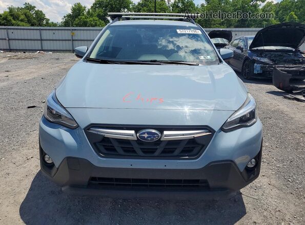 JF2GTHNC7M8215634 2021 SUBARU CROSSTREK Синий Вид спереди