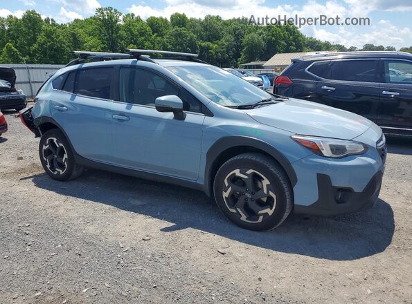 JF2GTHNC7M8215634 2021 SUBARU CROSSTREK Синий Передняя правая четверть