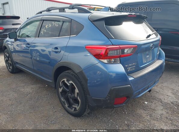 JF2GTHNC8MH346541 2021 SUBARU CROSSTREK Blue Tył lewy