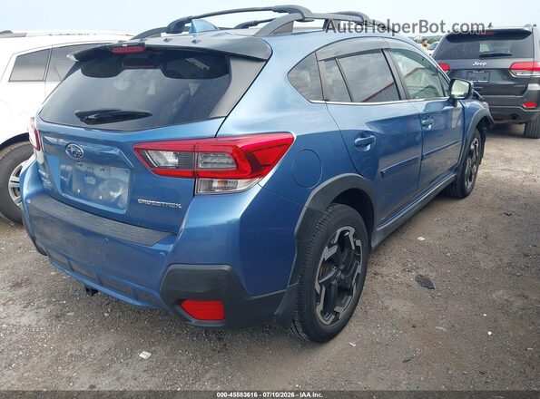 JF2GTHNC8MH346541 2021 SUBARU CROSSTREK Blue Tył prawy