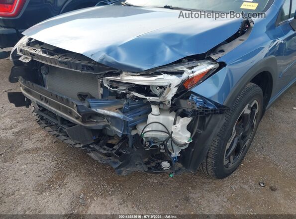 JF2GTHNC8MH346541 2021 SUBARU CROSSTREK Blue Widok z przodu
