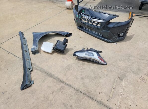 JF2GTHNC8P8208146 2023 SUBARU CROSSTREK Black Vista de la etiqueta del VIN
