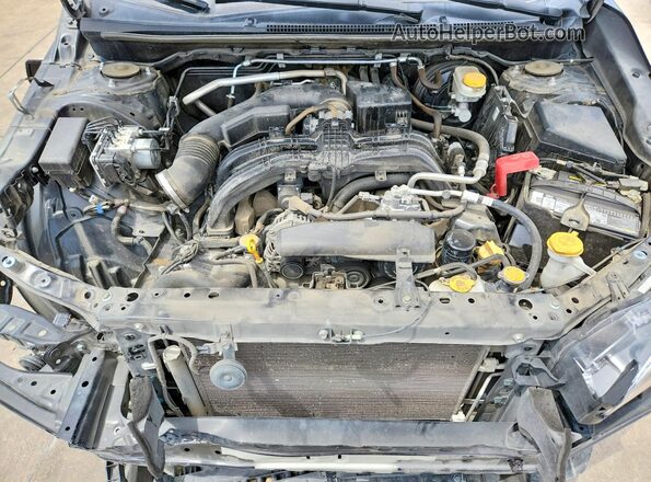 JF2GTHNC8P8208146 2023 SUBARU CROSSTREK Black Vista del compartimento del motor