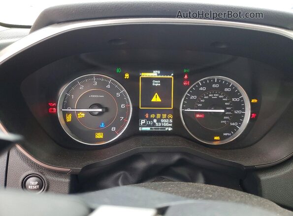 JF2GTHNC8PH305086 2023 SUBARU CROSSTREK White Vista del cuadro de instrumentos