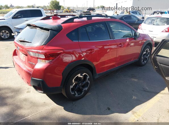 JF2GTHNC9N8250371 2022 SUBARU CROSSTREK Red Задня права чверть