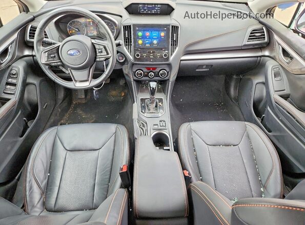 JF2GTHNCXM8295088 2021 SUBARU CROSSTREK Red Dashboard view