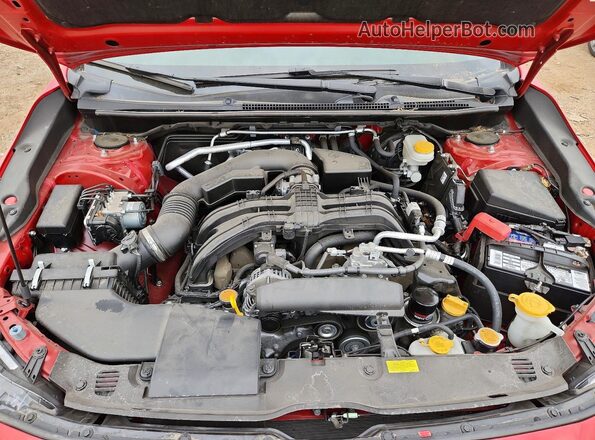 JF2GTHNCXM8295088 2021 SUBARU CROSSTREK Red Rear interior view