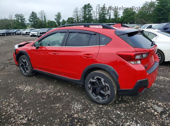 JF2GTHNCXM8318322 2021 SUBARU CROSSTREK Red Trasero izquierdo