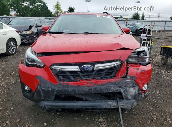 JF2GTHNCXM8318322 2021 SUBARU CROSSTREK Red Vista frontal