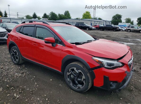 JF2GTHNCXM8318322 2021 SUBARU CROSSTREK Red Delantero derecho