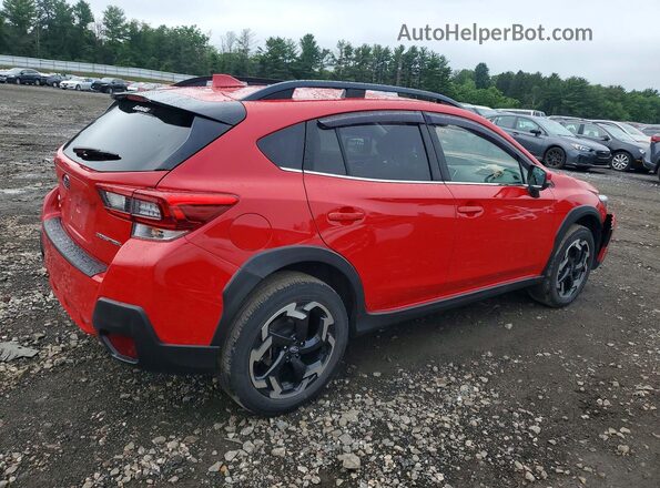 JF2GTHNCXM8318322 2021 SUBARU CROSSTREK Red Trasero derecho