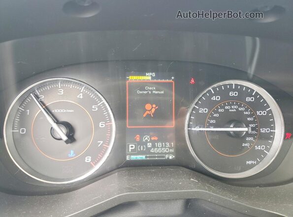 JF2GTHNCXM8318322 2021 SUBARU CROSSTREK Red Vista del cuadro de instrumentos