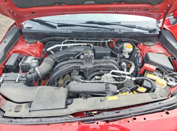 JF2GTHNCXM8318322 2021 SUBARU CROSSTREK Red Vista del compartimento del motor
