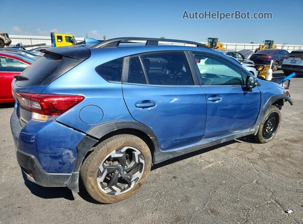 JF2GTHNCXMH360862 2021 SUBARU CROSSTREK Blue Tył prawy