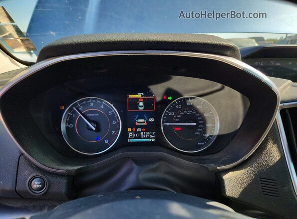 JF2GTHNCXMH360862 2021 SUBARU CROSSTREK Blue Widok zestawu wskaźników