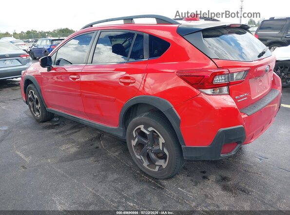 JF2GTHNCXMH364944 2021 SUBARU CROSSTREK Red უკანა მარცხენა