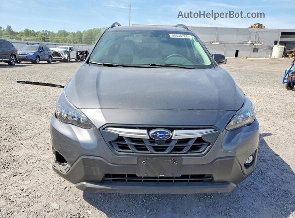 JF2GTHNCXP8328403 2023 SUBARU CROSSTREK Gray Front view