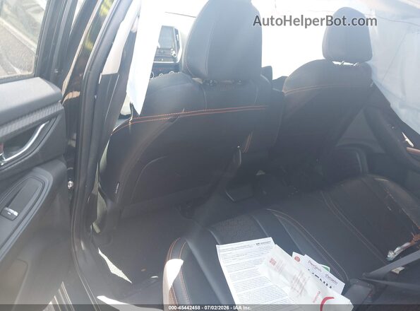 JF2GTHNCXPH242136 2023 SUBARU CROSSTREK Black Vista de la etiqueta del VIN