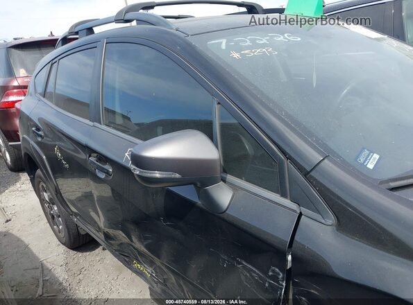 JF2GTHRC0NH285293 2022 SUBARU CROSSTREK Black Սալոնի 360 աստիճան տեսք