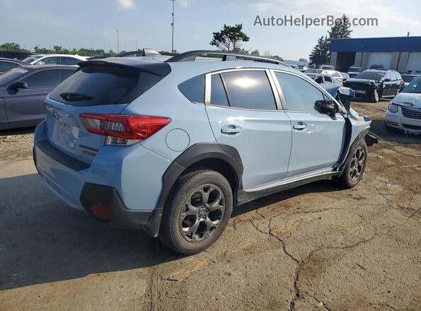 JF2GTHRC1MH266251 2021 SUBARU CROSSTREK Blue Tył prawy