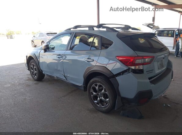 JF2GTHRC1MH322821 2021 SUBARU CROSSTREK Light Blue Front view