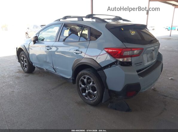 JF2GTHRC1MH322821 2021 SUBARU CROSSTREK Light Blue Rear left