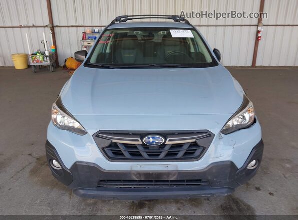 JF2GTHRC1MH322821 2021 SUBARU CROSSTREK Light Blue Instrument cluster view