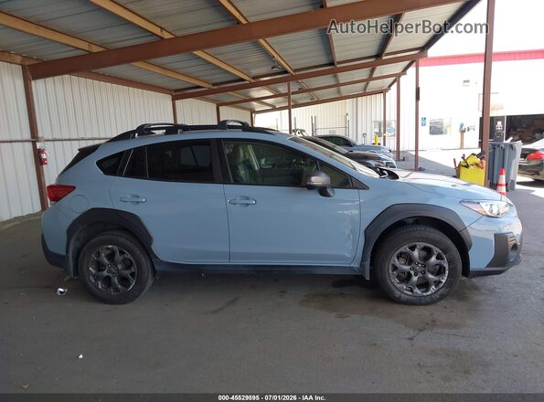 JF2GTHRC1MH322821 2021 SUBARU CROSSTREK Light Blue Rear interior view