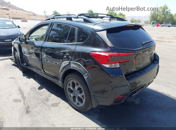 JF2GTHRC1NH271709 2022 SUBARU CROSSTREK Black უკანა მარცხენა