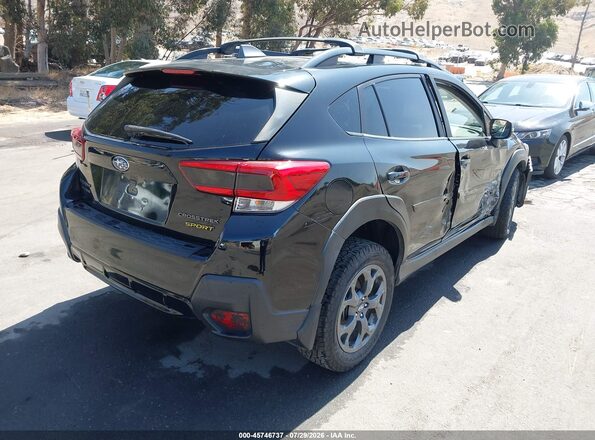 JF2GTHRC1NH271709 2022 SUBARU CROSSTREK Black უკანა მარჯვენა