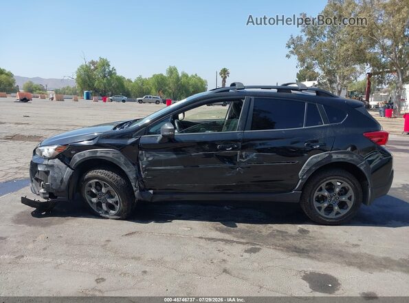JF2GTHRC1NH271709 2022 SUBARU CROSSTREK Black სალონის 360-გრადუსიანი ხედი