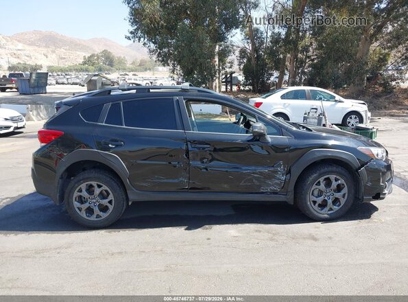 JF2GTHRC1NH271709 2022 SUBARU CROSSTREK Black უკანა სალონის ხედი