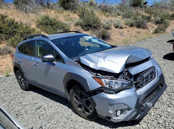 JF2GTHRC2MH237891 2021 SUBARU CROSSTREK Silver Передня права чверть