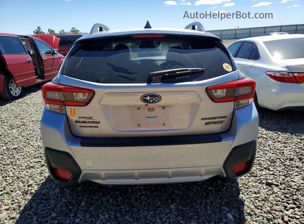 JF2GTHRC2MH237891 2021 SUBARU CROSSTREK Silver Вид ззаду