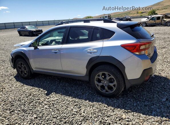 JF2GTHRC2MH237891 2021 SUBARU CROSSTREK Silver Задня ліва чверть