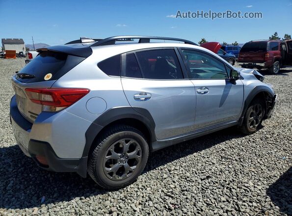 JF2GTHRC2MH237891 2021 SUBARU CROSSTREK Silver Задня права чверть