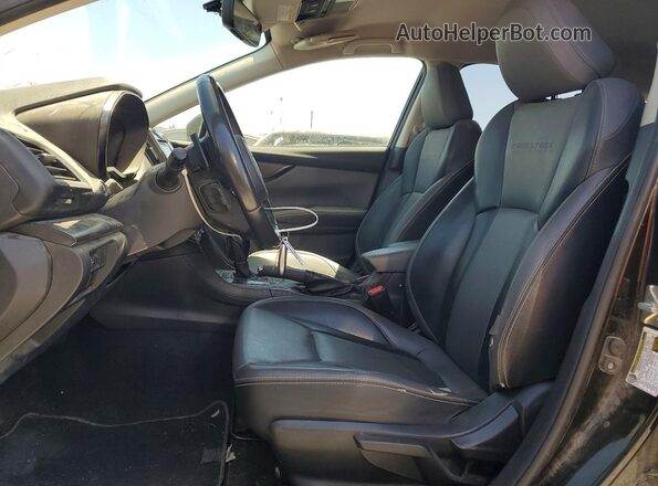 JF2GTHRC5NH255142 2022 SUBARU CROSSTREK Black Widok wnętrza z przodu