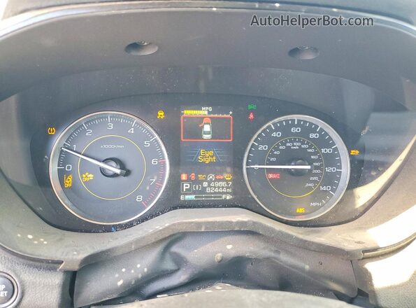 JF2GTHRC5NH255142 2022 SUBARU CROSSTREK Black Widok zestawu wskaźników
